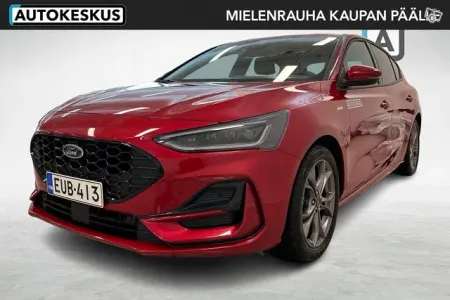 Ford Focus 1.0 EcoBoost Hybrid Powershift 155hv (kevythybridi) A7 ST-Line 5-ovinen *SYNC4 / Technology Pack / Muk.LED ajovalot*